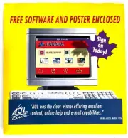 CANADA "Maple Leaf" America Online Collectible, Install 3.5" Disk, AOL Floppy!