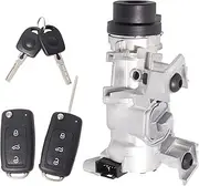SMMS Ignition Switch Lock Cylinder Assembly for Volkswagen, for Golf, for Jetta, for Eos, for Tiguan, for Rabbit 2004-2018 Replaces OE: 1K0905851B