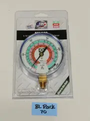 JB Industries M2-820 Glow In The Dark Manifold Gauges, 3-1/8" New-Old Stock