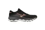 Mizuno | Womens Wave Sky 5 Neutral Cushioned Running Shoes (Black/Rose Copper)