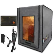 3D Printer Enclosure and Heater, Large Resin 3D Printer Warm Tent, UV Light S...