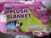 Disney Minnie Mouse Plush Blanket Size 62×90
