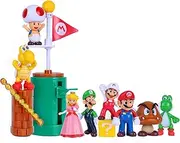 12 Packs Mario Toys Bros Super Mary Princess, Turtle, Mushroom, Orangutan, Action Figures （ 2 Inch ）
