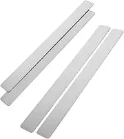 COHEALI Elegant Metal Iron Sheet Memo Board Strips Adhesive Backing Bulletin Board Strips for Home School Office