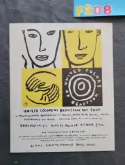 United Colors Of Benetton On Tour Charleston, S.C. Promo Print Ad Vintage 1991