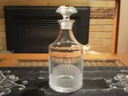 J G DURAND FRENCH CRYSTAL WHISKEY DECANTER