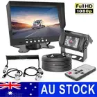 7" AHD Monitor 12v 24v 4PIN 1080P Reversing Camera Suzy Coil Trailer Cable Truck