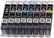[Canon] Genuine Ink Cartridges CLI-42 Multi Pack Ink Cartridge - Black/Cyan/Magenta/Yellow/Photo Cyan/Photo Magenta/Grey/Light Grey for Selected PIXMA MG and TS Series