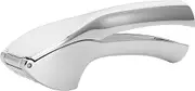 Garlic Press, Zinc Alloy Garlic Squeezer, Garlic Mincer Tool with Ergonomic Handle, Metallic Ginger Crusher for Home Kitchen