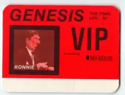 Genesis The Final Leg Tour Backstage Pass 1987 Pop Rock Music Vintage Original