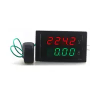 Dl69-2042 4-Digit Dual Display Current Voltmeter Ac 80-300V 0-100A Led Volt Voltage Current Meter
