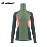 挪威[ACLIMA] WW POLO W / 美麗諾羊毛女款拉鍊翻領長袖上衣 / POLO衫 / 運動上衣 / 冬季保暖