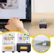 Mini 3D Cube Display Smart Digital Clock GIF Animated Cool Desktop