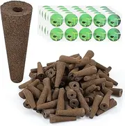 HSHGZSR 100Pcs Grow Sponges PH Balanced Seed Starter Sponges Kit for Hydroponics with 10 Blackout Stickers Gardening Accessories Seedling Starter Sponges Root Growth Sponges Indoor Garden System
