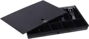Sparco SPR15505 Plastic/Steel Locking Cover Money Tray - Black, Pack of 1