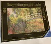 Ravensburger Art Collection 1000 Puzzle CLAUDE MONET Japanese Footbridge Sealed