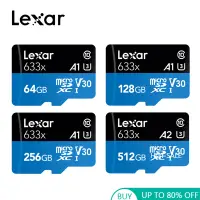 在飛比找蝦皮購物優惠-Lexar 真實容量 512GB micro sd 卡 16