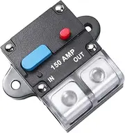 TINEASUR 150a Car Self-recovery Circuit Breaker Manual Reset Fuse Auto Dc Electrical System Protection High Amp Thermal Trip Universal Mounting