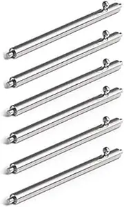 16MM 18MM 19MM 20MM 22MM Quick Release Spring Bar Pins, 6 Pack Stainless Steel Watch Band Strap Link Pins
