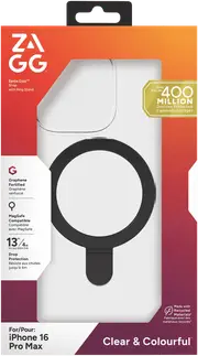ZAGG Santa Cruz RingStand case iPhone 16 Pro Max - Black