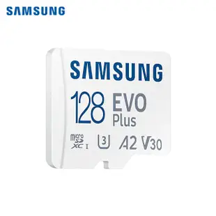 三星SAMSUNG 128G EVO Plus micro SDXC U3 A2 V30 UHS-I高速記憶卡 廠商直送