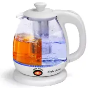 Taylor Swoden Electric Kettle with Tea Infuser, 1L Small Electric Tea Kettle ...