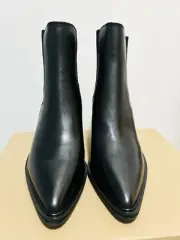Steve Madden Galana Black Leather Boots