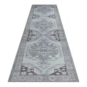 Hyla Truss Light Blue Runner Rug