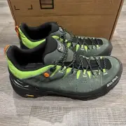 Salewa ALP Trainer 2 Raw Green Black Athletic Hiking Trail Sneakers Men’s 8.5