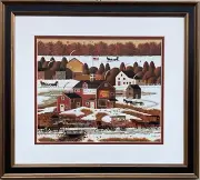 Charles Wysocki "Country Spyce" New CUSTOM FRAMED Art Americana
