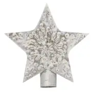 Whitewashed Star 5" Tree Topper