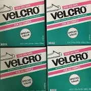 Sew ON Tape Hook And Loop Fasteners-3' X 3/4" Lot Of 4-Velcro