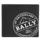 【全新現貨 優惠中】茱麗葉精品 BALLY 6237366 BRASAI 郵戳LOGO防刮牛皮8卡短夾.黑現金價$5,500