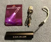 UV 365nm Flashlight Mini Ultraviolet Small Black Light Flash USB C Rechargeable