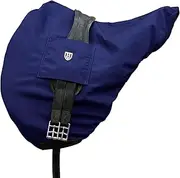 Harrison Howard Premium Waterproof/Breathable Fleece-Lined Saddle Cover Navy