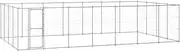 Outdoor Dog Kennel Galvanised Steel Large Cage, Heavy Duty Pen, Run, House, Dogs, Kennels