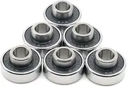 DSJATPX 608RS ABEC-9 Skateboard 608-Black Scooter Bearings 8x22x7 mm 10Pcs 608 V RS Surface Black PA66 Cage 608 Ball Bearing