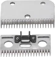 ANKROYU 2PCS Horse Clippers Blades, Carbide Animal Hair Clipper Blade Kit, Equine Clipper Blade Replacement, 21 Teeth Horse Trimmer Blade for Horses, Cattle