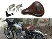 Fit For Royal Enfield Classic 350cc 500cc Front Leather Seat Brown (for: Royal Enfield)