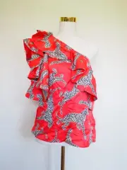 Size 8 Women's "Sass & Bide" Gorgeous One Shoulder Top. Brand New. Bargain Price