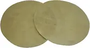 GREENADSCAPE 2pcs Natural Goat Leather Drum Replacement Percussion Parts for African Drums Diameter Easy to Clean for Musicians and Drummers