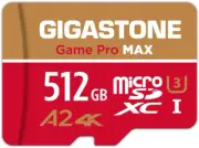 [5-Yrs Free Data Recovery] GIGASTONE 512GB Micro SD Card, 4K Game Pro MAX, A2 V3