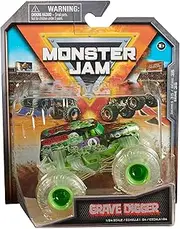 Monster Jam, Official Grave Digger Monster Truck, Die-Cast Vehicle, 1:64 Scale, Kids Toys for Boys Ages 3 and up