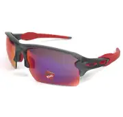 Oakley Sunglasses FLAK 2.0 XL OO9188-04 Matte Grey Smoke Red Prizm Road Iridium