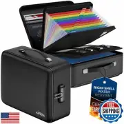 NatExos Fireproof Document Box - UL94 VTM-0 Certified, 5200℉ Important Docume