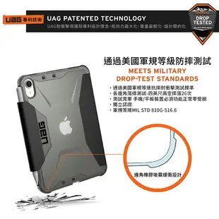 UAG 耐衝擊 平板 全透 保護殻 軍規防摔 防摔殼 平板殼 保護套 皮套 iPad mini 6 2021【APP下單最高22%點數回饋】