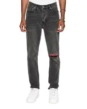 Chitch Angst Sabbath Slim Tapered Skinny Fit Jean - Black | Ksubi ++
