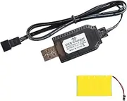USB Lithium Battery Charger - 7.4V 1000mA Fast Charging Cable for Toy Battery | Charger for Drone with Safety Protection and Automatically for SM-2P SM-3P SM-4P