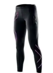 2XU Compression Womens Long Tights ( Black/Amalfi )