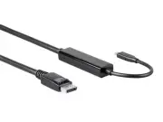 Monoprice USB 3.1 Type-C to DisplayPort Active Cable 4K@60Hz, 6ft